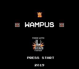 Wampus (Homebrew) — Title screen